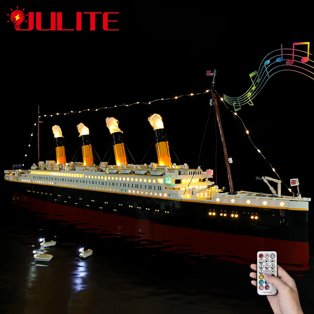 Led Light Kit For Creator 10294 Titanic Ship of dreams Classic Movie  Collectible DIY Toys（Not Including Building Blocks）
