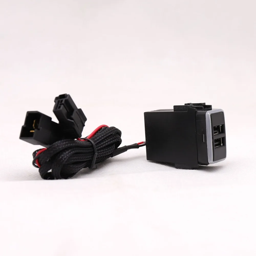 QC3.0 Quickcharge автомобильное зарядное устройство двойной USB телефон Pad адаптер DVR Plug& Play кабель для Subaru Forester