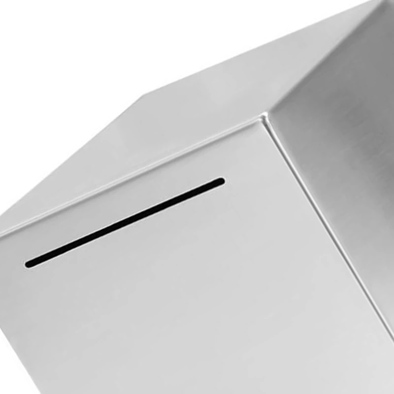 Safe Piggy Bank Made of Stainless Steel Box Money Savings for Kids Can Only Save the That Cannot Be Taken O | Дом и сад