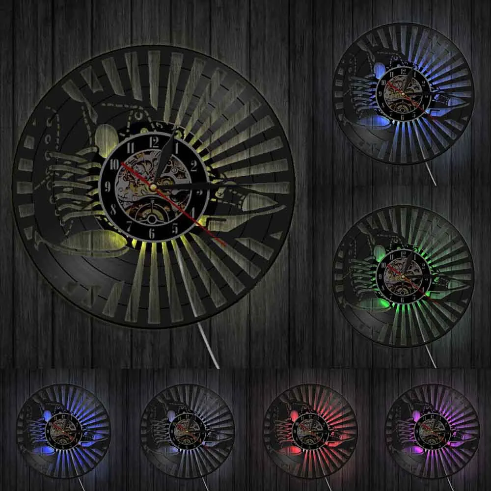 Кроссовки декоративные настольные часы современный дизайн настенный