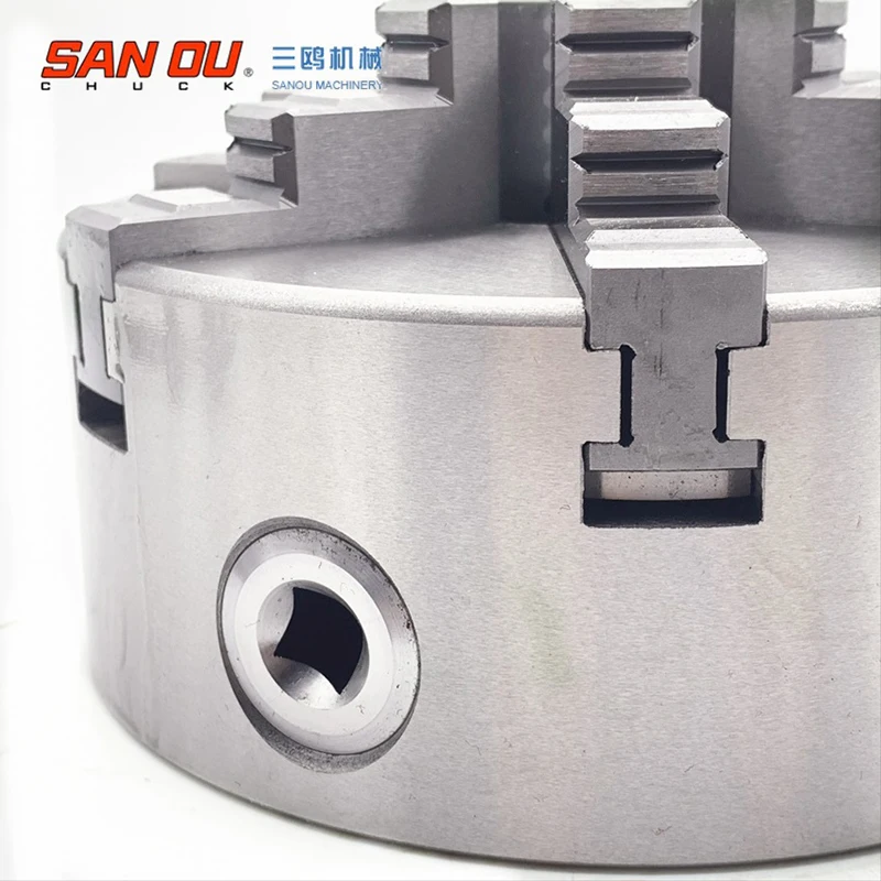 6 Jaw 125mm 5'' Lathe Chuck Self Centering SANOU K13-125 Hardened Reversible Mounting Tool for Drilling Milling woodworking |