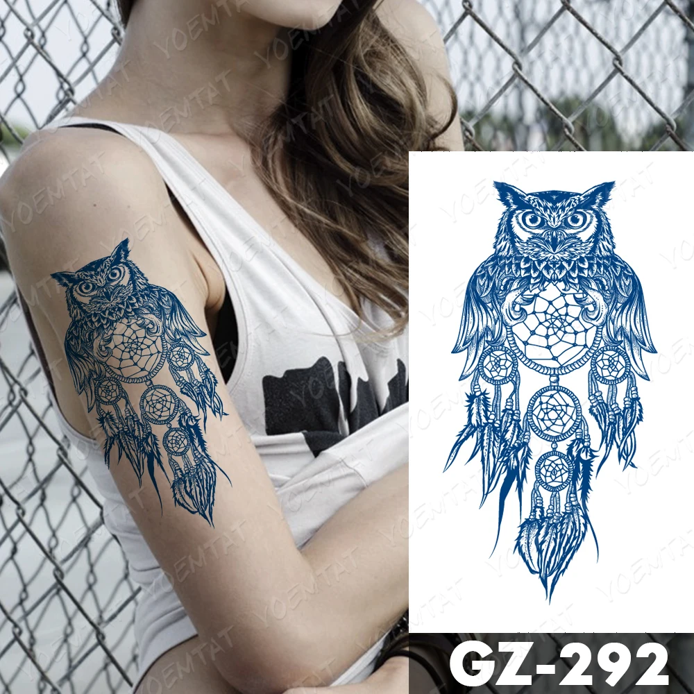 

Juice Lasting Ink Tattoos Body Art Waterproof Temporary Tattoo Sticker Lion Dragon Totem Tatoo Arm Fake Tiger Sword Wing Tatto