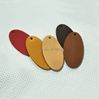 Новое японское стальное лезвие овалы пустые кожаные Ушные бирки литые штампованные режущие инструменты для поделок из кожи 64x32 мм
