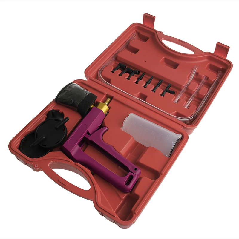 

Cars Motorcycles Hand Held Vacuum Tester Pump Brake Bleeder Gauge Tool Kit New
