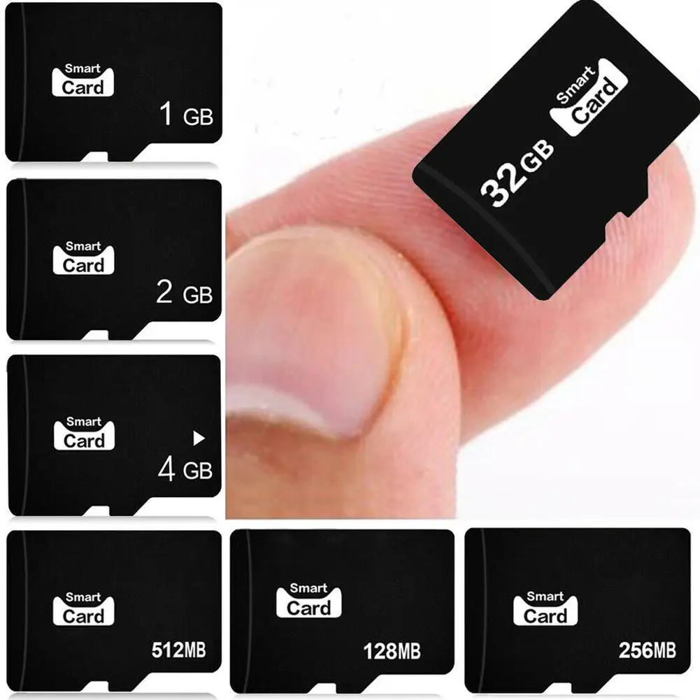 

Micro TF Memory Card 128MB 256MB 512MB 1GB 2GB 4GB 8GB 16GB 32GB SD Card Class 6/Class 10 for Phone Game Accessories Adapter