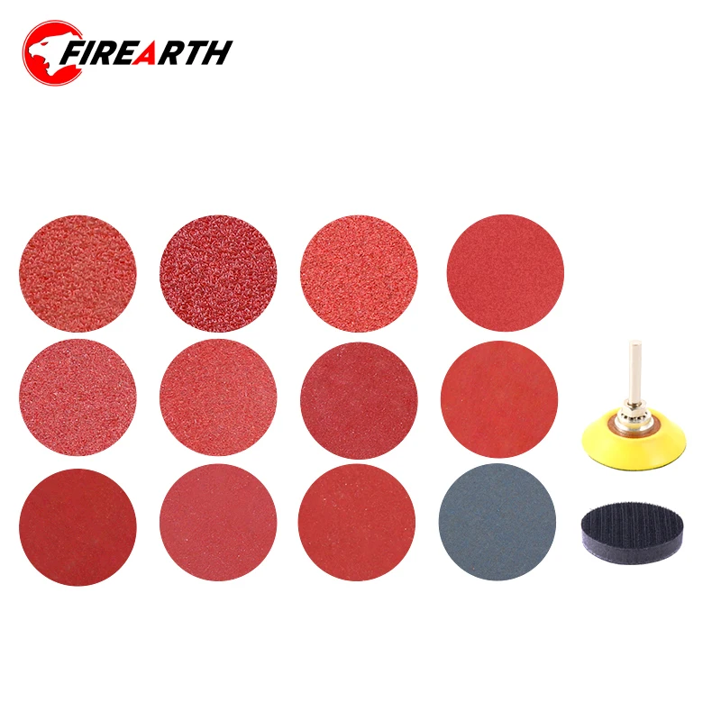 

Sanding Disc 122Pcs 2inch 51mm Round Abrasive Dry Sandpaper with 2'' Back-up Pad For Polishing Cleaner Tools Sanding Paper