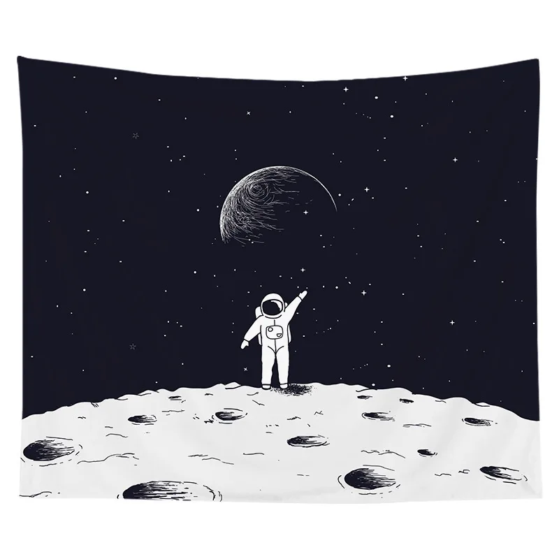 

Nordic Tapestry Custom Rectangular Bed Head Cloth Hanging Bedroom Anchor Background Live Decorative Painting