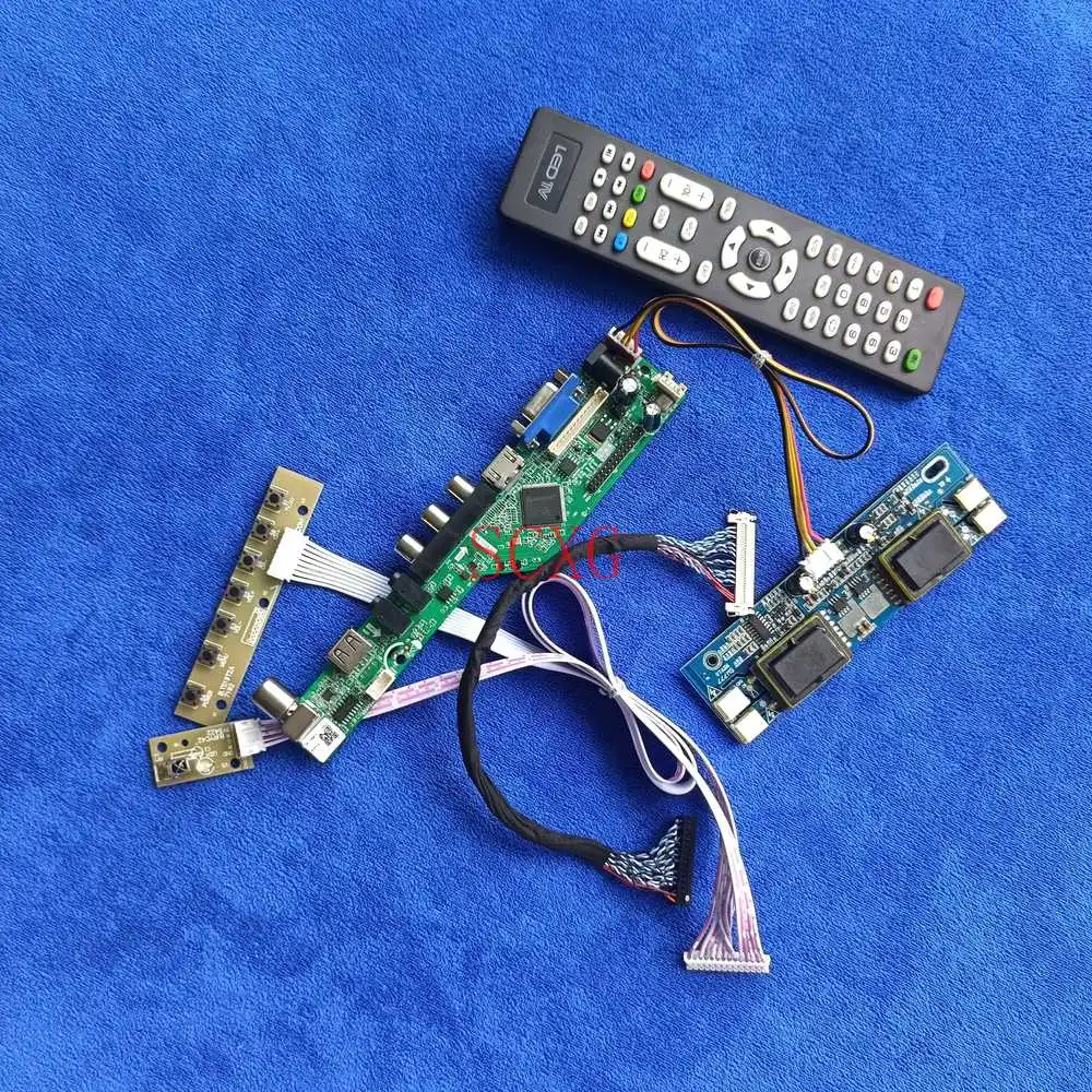 

LCD panel drive controller board Fit M216H1-L01/L03/L06 30-Pin LVDS 1920*1080 4CCFL Signal Analog USB VGA AV HDMI-compatible Kit
