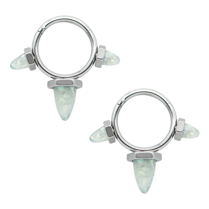 2020 Новые 16 г 316L сегментные откидные кольца из нержавеющей стали перегородка нос