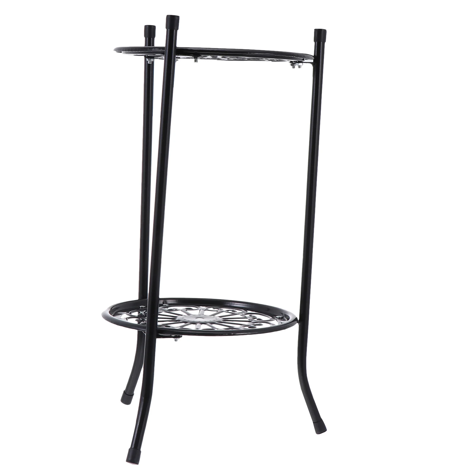 

1pc Multifunctional Storage Shelf Iron Art Plant Holder Garden Flower Pot Rack