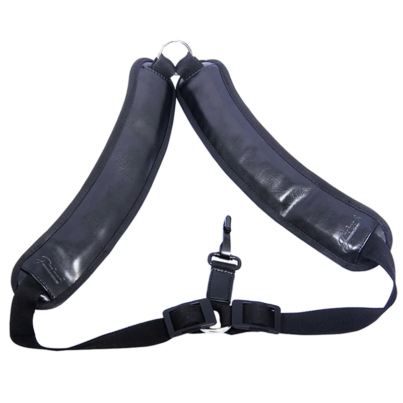 

Genuine Leather Cowhide Metal hook Sax single Shoulders Strap Correa Saxphone Strap/Harness for Alto/Tenor/Soprano Saxophone