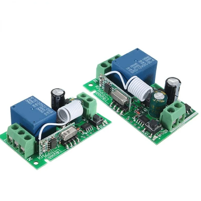 

RF Switch Remote Control AC 85~220V 1CH Relay Receiver for Universal Garage Control & Electrical Device of LED & Motor & Pump