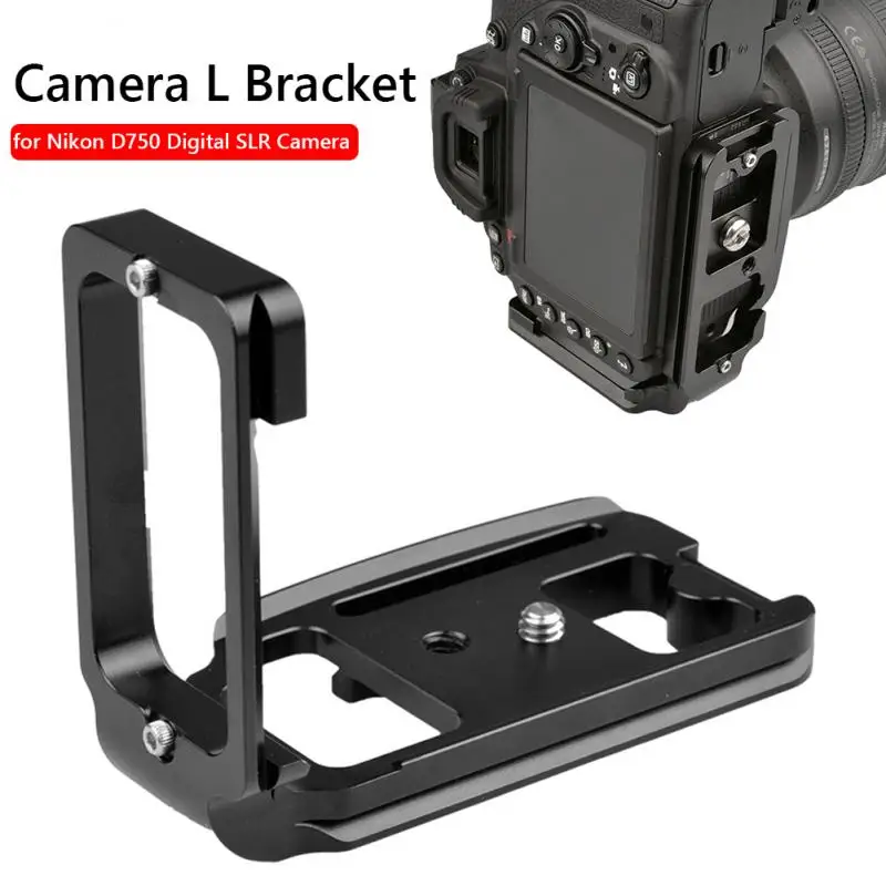 

Vertical Shot L Plate Dslr Camera Quick Release L Plate Mount Bracket Arca Swiss Tripod Ball Head For Canon Nikon D750 Camera