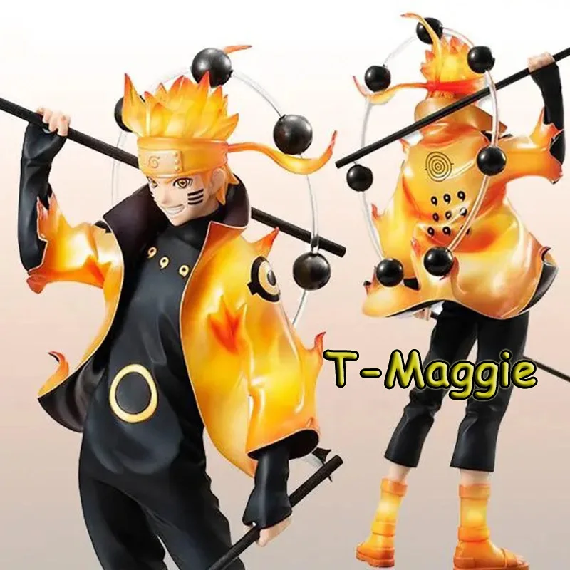 

22CM Anime Action Figure Toys Shippuden Uzumaki Six Paths Sage PVC Action Figure Model Static collection ornaments Toys Gift