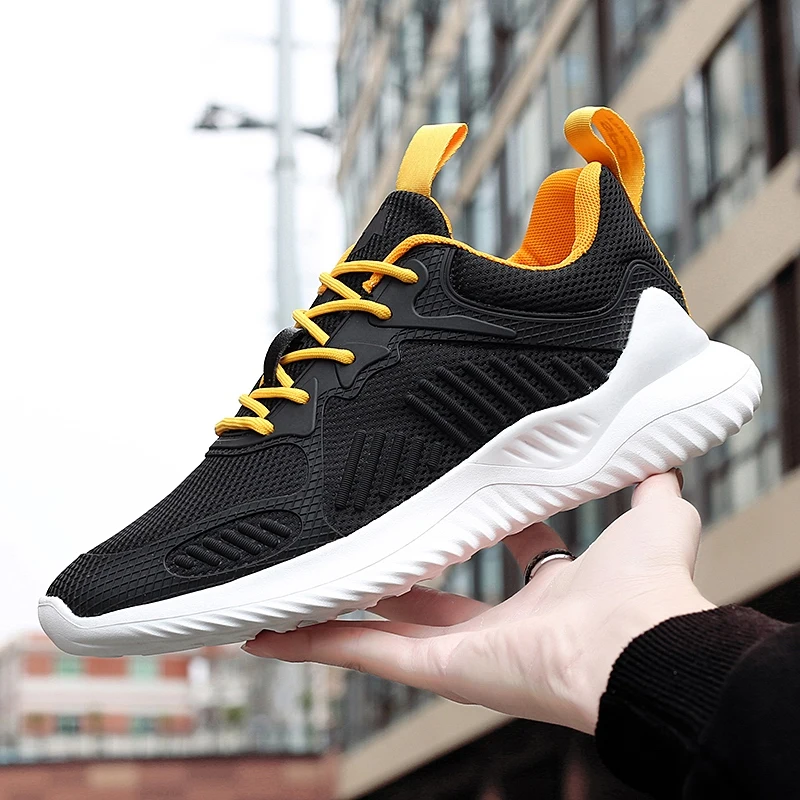 

2019 summer new breathable men casual shoes design light sneakers male shoes adult chaussure homme black white