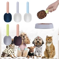 dog food spoon pet feeding spoon with sealed bag clip creative measuring cup for dog bird rabbit