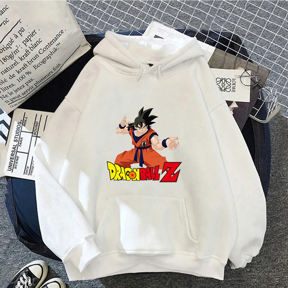 

Dragon Ball Men's Hoodies Son Goku Kuririn Super Saiyan Spring Clothes Anime Hooded Sweatshirts Cartoon Pullovers Casual man Top