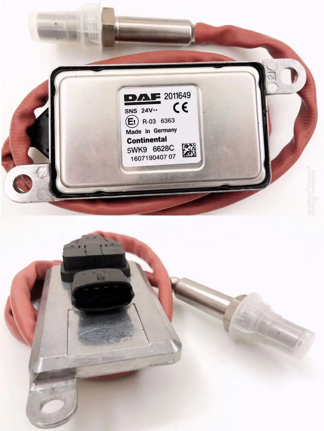 

24V DAF NOx Sensor 5WK9 6628C Nitrogen oxide sensor 2011649 1836060 1793379