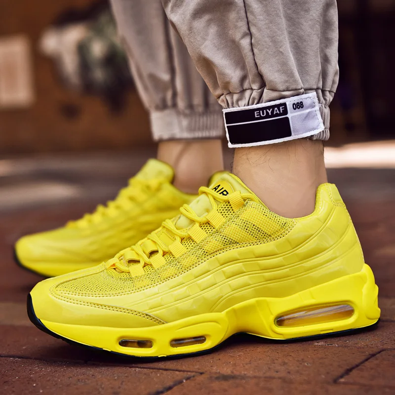 Мужские баскетбольные кроссовки на воздушной подушке дышащие сетчатые для