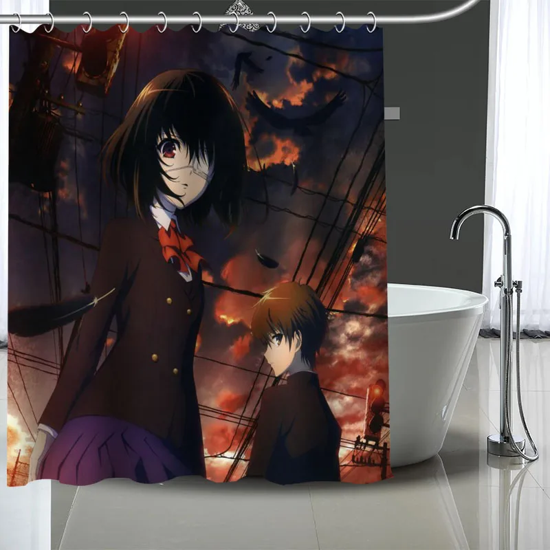 

Занавеска для душа из полиэстера, с принтом по индивидуальному заказу