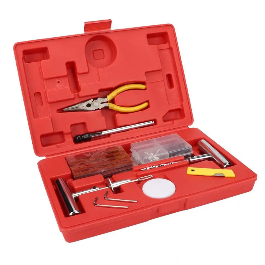 59 шт. Универсальный Автомобильный сверхмощный прокол шин ремонтная вставка для