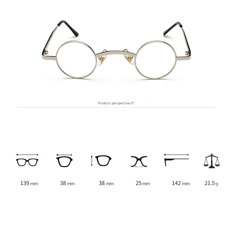 

Cubojue 36mm Small Reading Glasses Men Women 1.25 1.75 2.5 3.0 3.5 5 4.5 Diopter Eyeglasses Frames Male