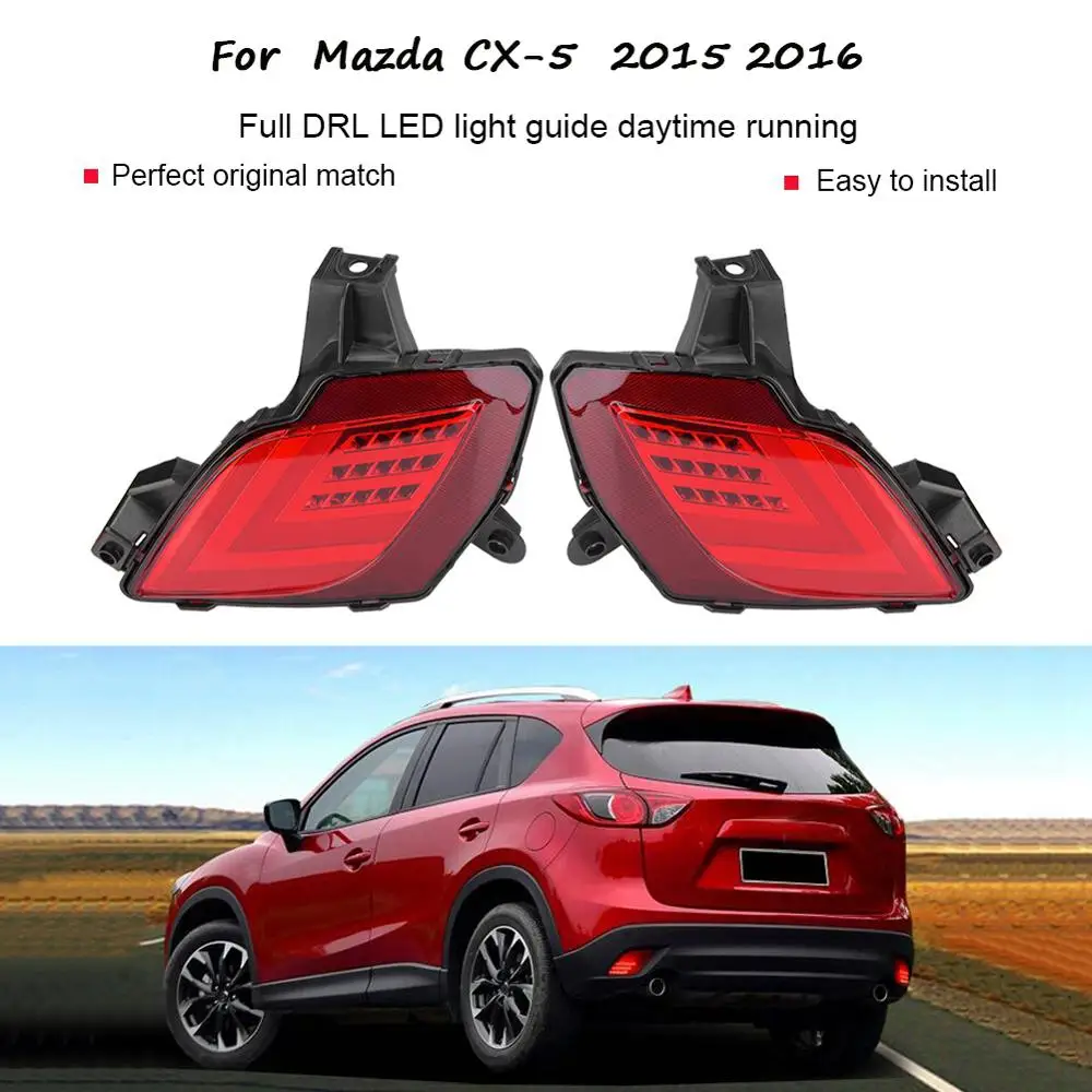 ECAHAYAKU светодиодный задний бампер отражатель для грузовика МАЗ да CX5 CX 5 2015 2016