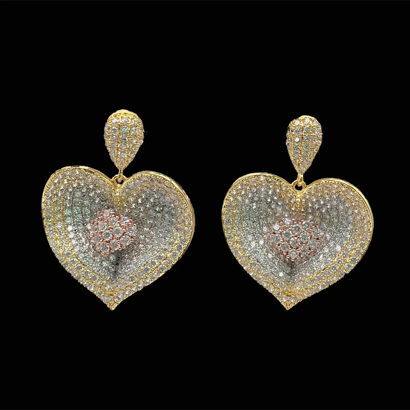 

Бижутерия Lanyika, романтические стерео серьги-капельки, полное микропокрытие, для свадьбы, банкета, вечеринки, лучший подарок