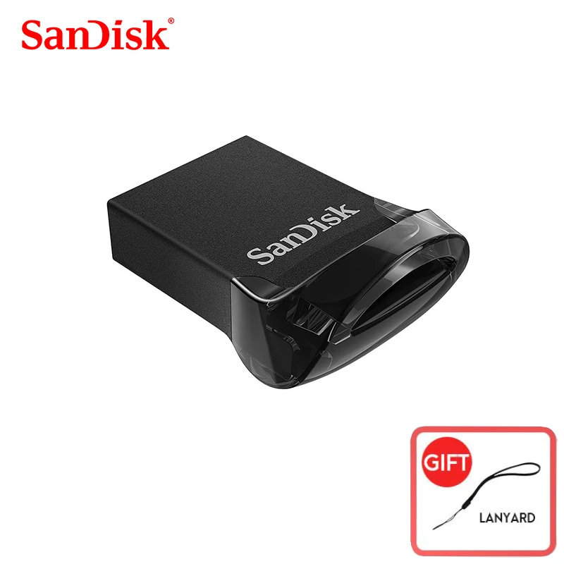 

SanDisk USB 3.1 Flash Drive Ultra Fit 32GB Pendrive 64GB Flash Memory Stick 128GB 256GB 130MB/s 16GB Mini U Disk For PC/Notebook
