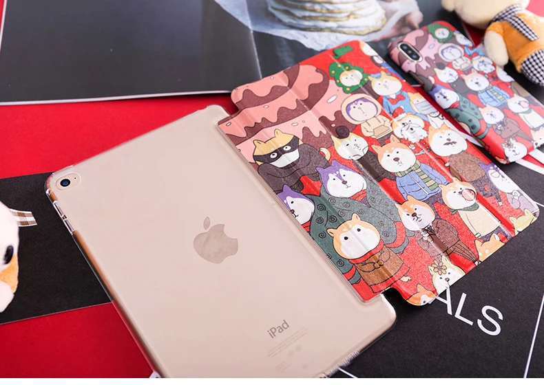 С рисунком в виде милых собачек откидная крышка чехол для iPad Pro 9 7 воздуха 10 5 12 2 Mini2