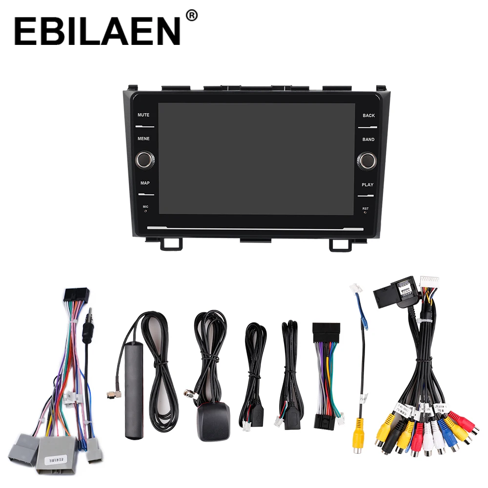 EBILAEN Автомобильный мультимедийный стерео dvd-плеер для Honda CRV CR-V 2007-2011 2Din Android 8,1 авто радио gps навигация магнитофон