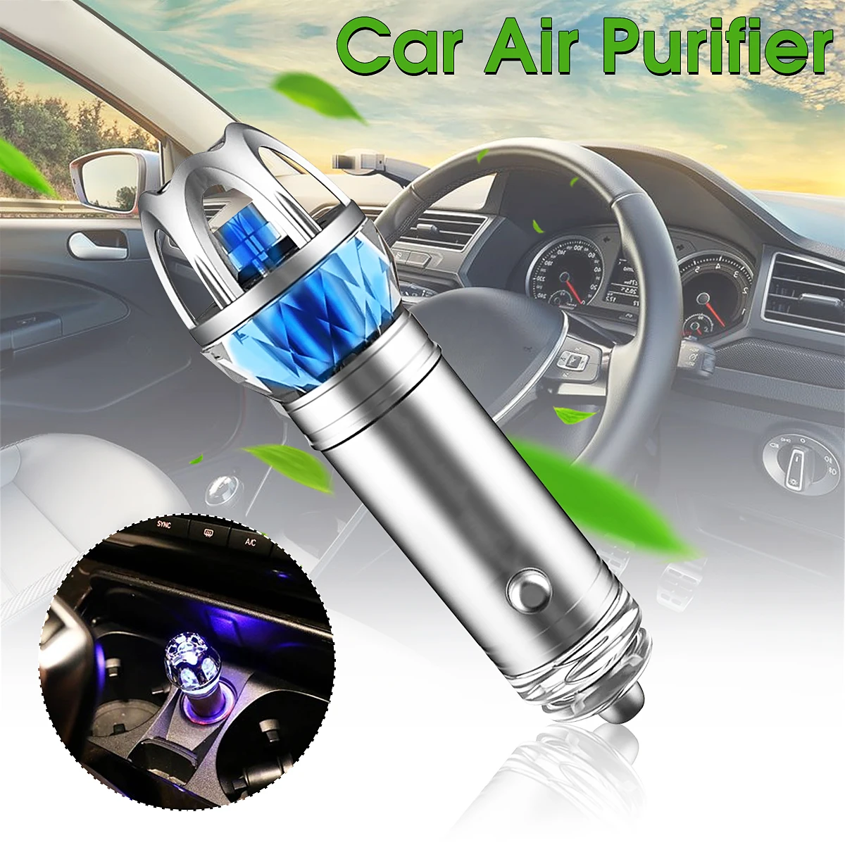 Автомобильный освежитель воздуха авто Air Ionic очиститель воздуха озоновый ионизатор очиститель автомобильный адаптер для прикуривателя очиститель воздуха
