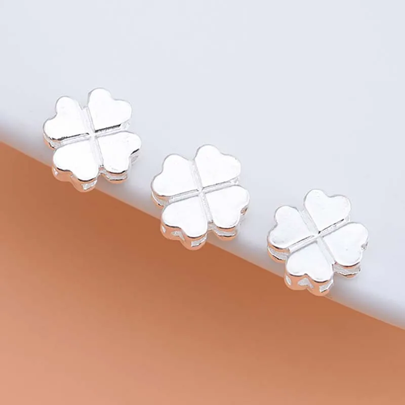 Браслет из серебра 925 пробы с бусинами и цветами|Ювелирная фурнитура компоненты| |