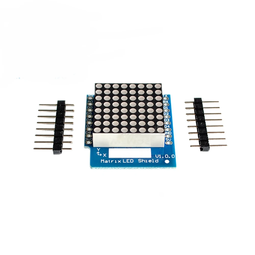 

8x8 Dot Matrix WEMOS D1 Mini Digital LED Display ,Signal Output Controller Module LED Shield Board V1.0.0 for Arduino