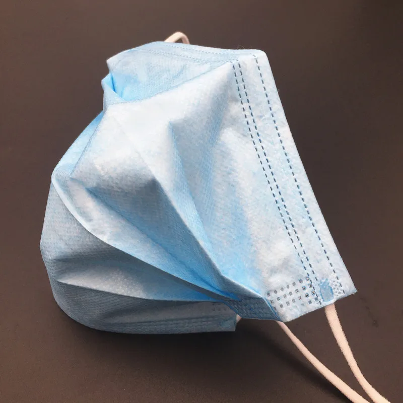 50 шт Прямая поставка одноразовые анти-пылезащитные Маски Рот Корейская Синяя