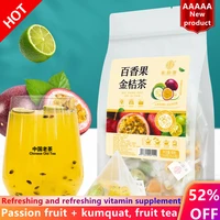 passion fruit kumquat tea fruit tea 250g25 bags of dried kumquat dried passion fruit rock sugar dried fruit tea