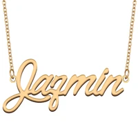 necklace with name jazmin for his her family member best friend birthday gifts on christmas mother day valentines day