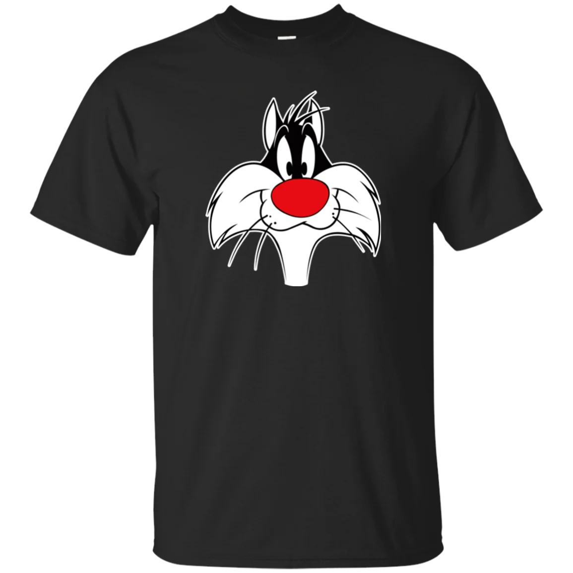 Сильвестр кот мультфильм забавный дети анимация Ретро футболка с героями