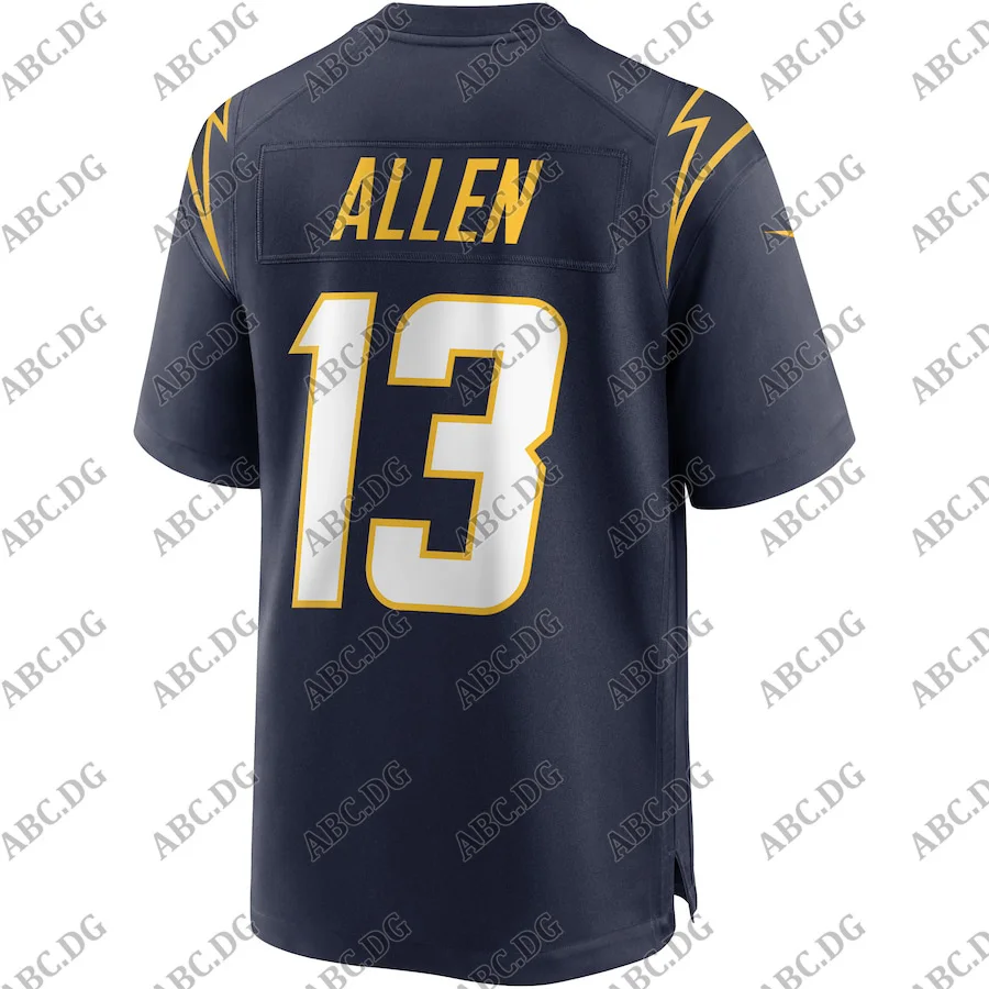 

Customized Stitch American Football Jersey Men Women Kid Youth Los Angeles Keenan Allen Navy Alternate Game Jersey