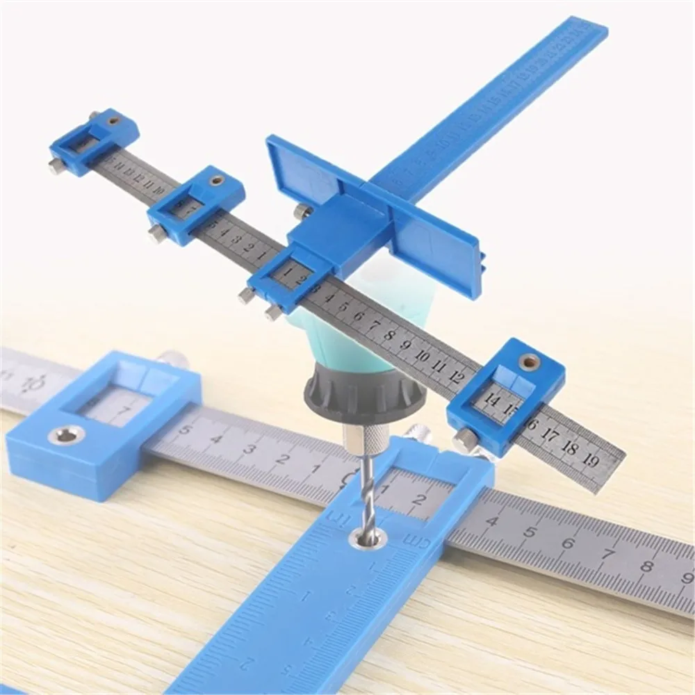 

Detachable Woodworking Tools Drill Bit Center Guide Set Hole Punch Sleeve Cabinet Hardware Jig Tool Wood Drawer Hardware Locator