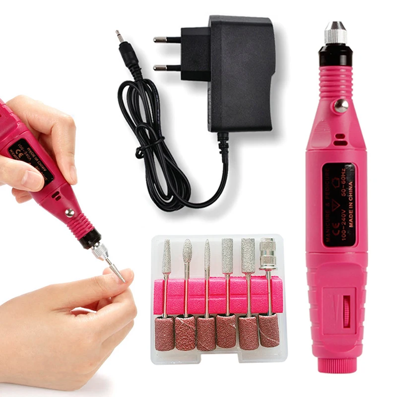 Электрический аппарат для маникюра гель удаления кутикулы фрезы сверла педикюра