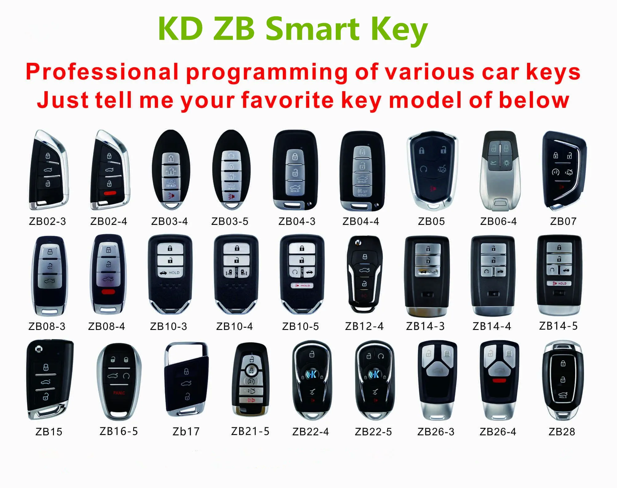5 шт. KD смарт ключ ZB01 ZB02 ZB05 ZB06 ZB07 ZB08 ZB10 ZB12 4 ZB15 ZB16 ZB17 ZB21 ZB22 ZB26 ZB28 для X2 ключ| |