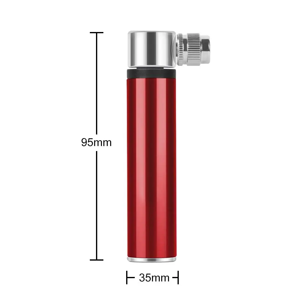 

Durable Bicycle Pump Delicate Texture Portable Bicycle Tire Pump Kit for MTB Road Bike Presta/Schrader Valve Cap