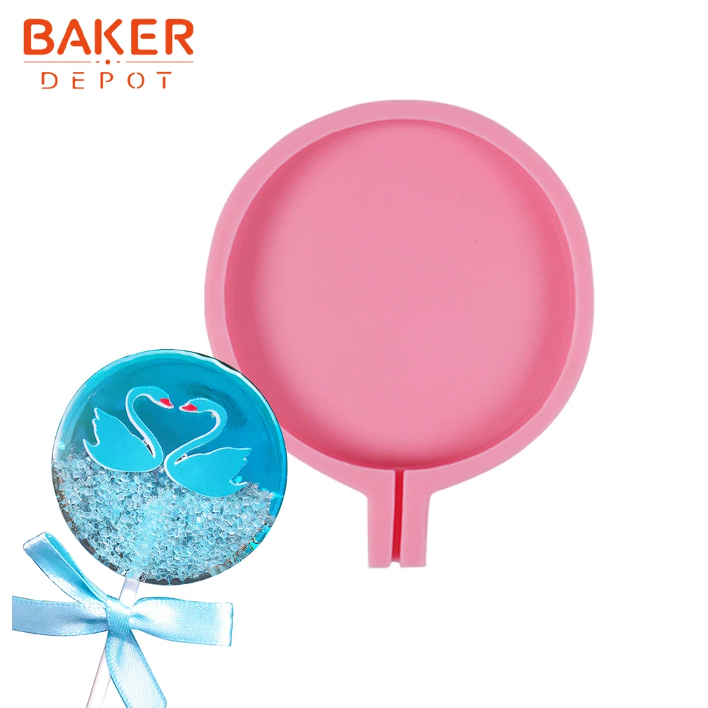 BAKER DEPOT большая силиконовая форма для леденца Сердце Шоколад Конфеты леденец Форма Торт Кондитерские украшения инструмент DIY День рождения Валентина