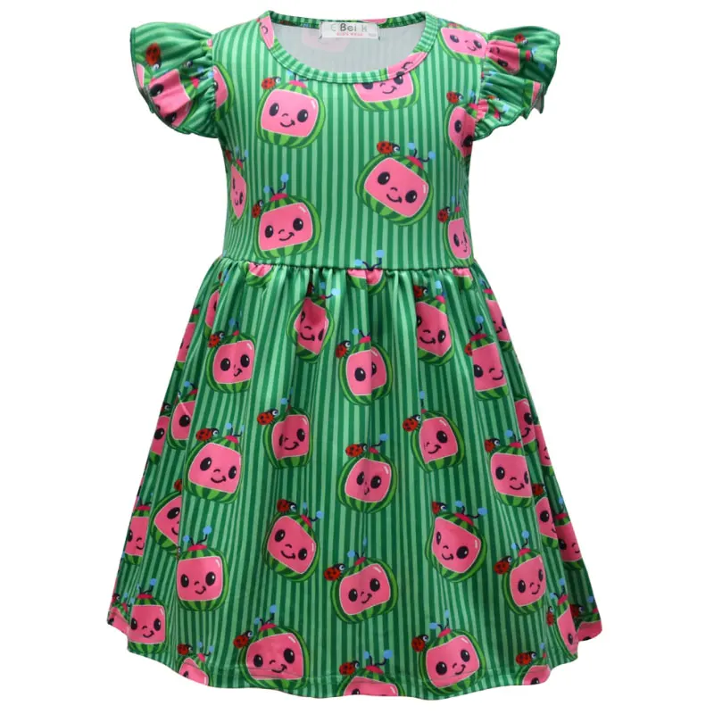 Новинка 2021 мультяшное милое платье для девочек Моаны ночное с ужасом принцессы