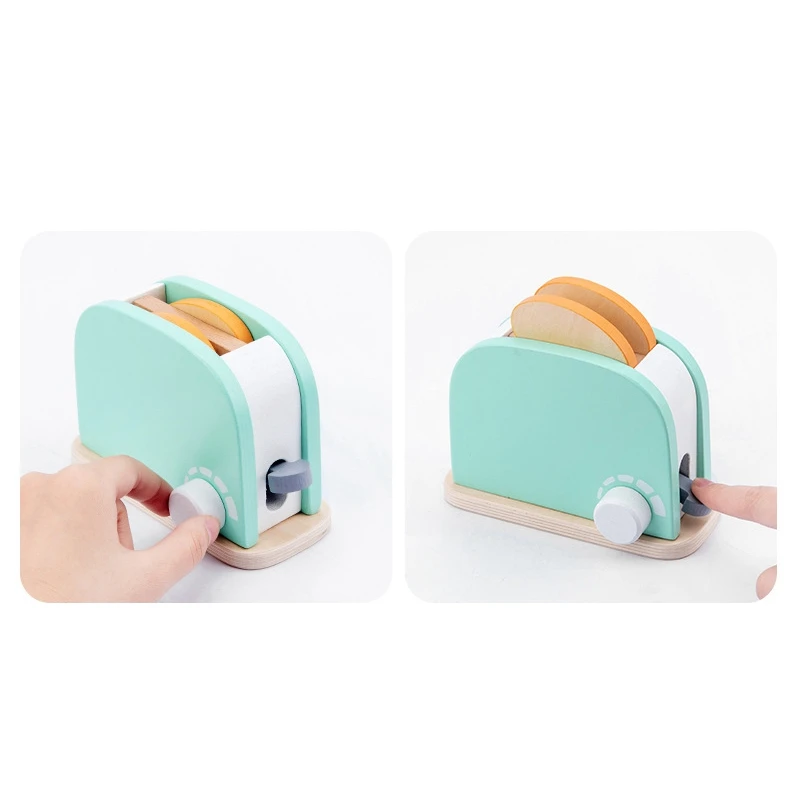 

Children Kitchen Wooden Playset Toys Simulation Kitchen Utensils Set Role Playing Game Educational Tool