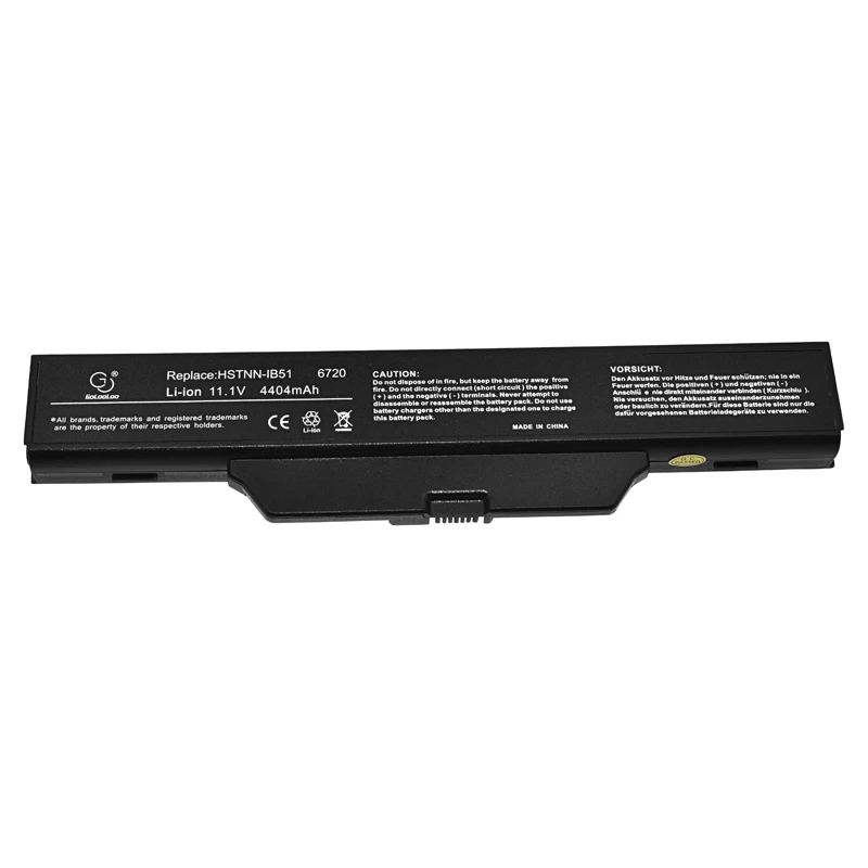 Аккумулятор golooog для ноутбука Hp 6 ячеек COMPAQ 6720s 6720s/CT 6730s/CT 6735s 6820s 6830s 491278-001 500764-001 BP6A96