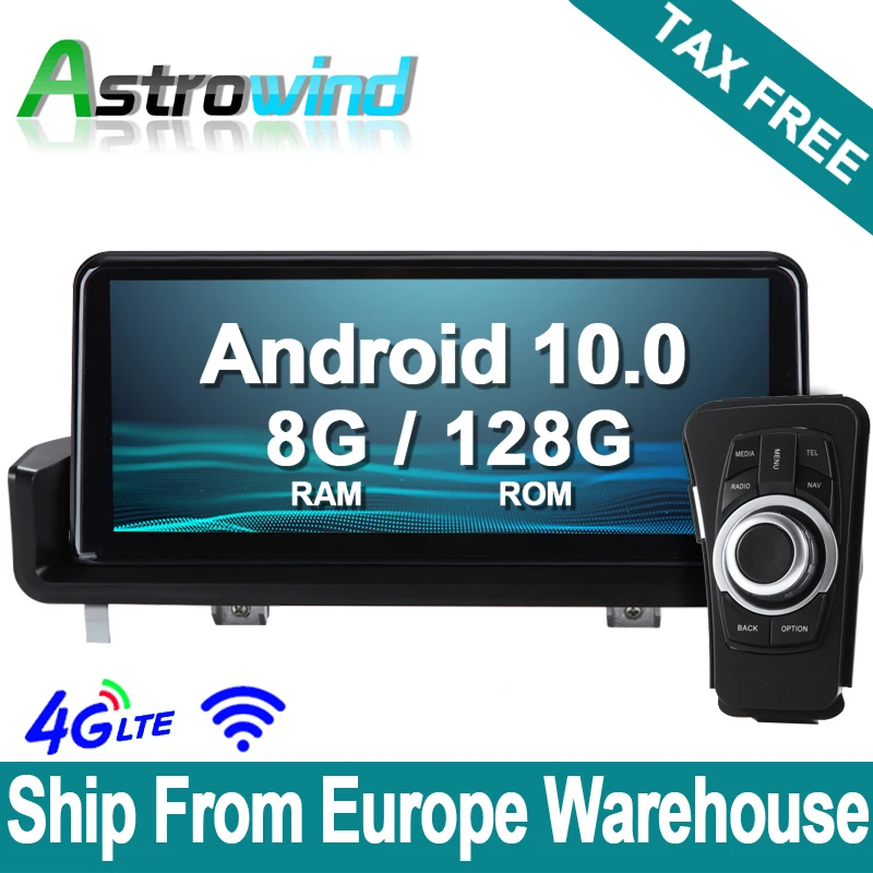 Автомобильная система GPS навигации 10 25 дюйма 8 ядер 64 Гб ПЗУ Android 0 для BMW 3 серии E90 E91