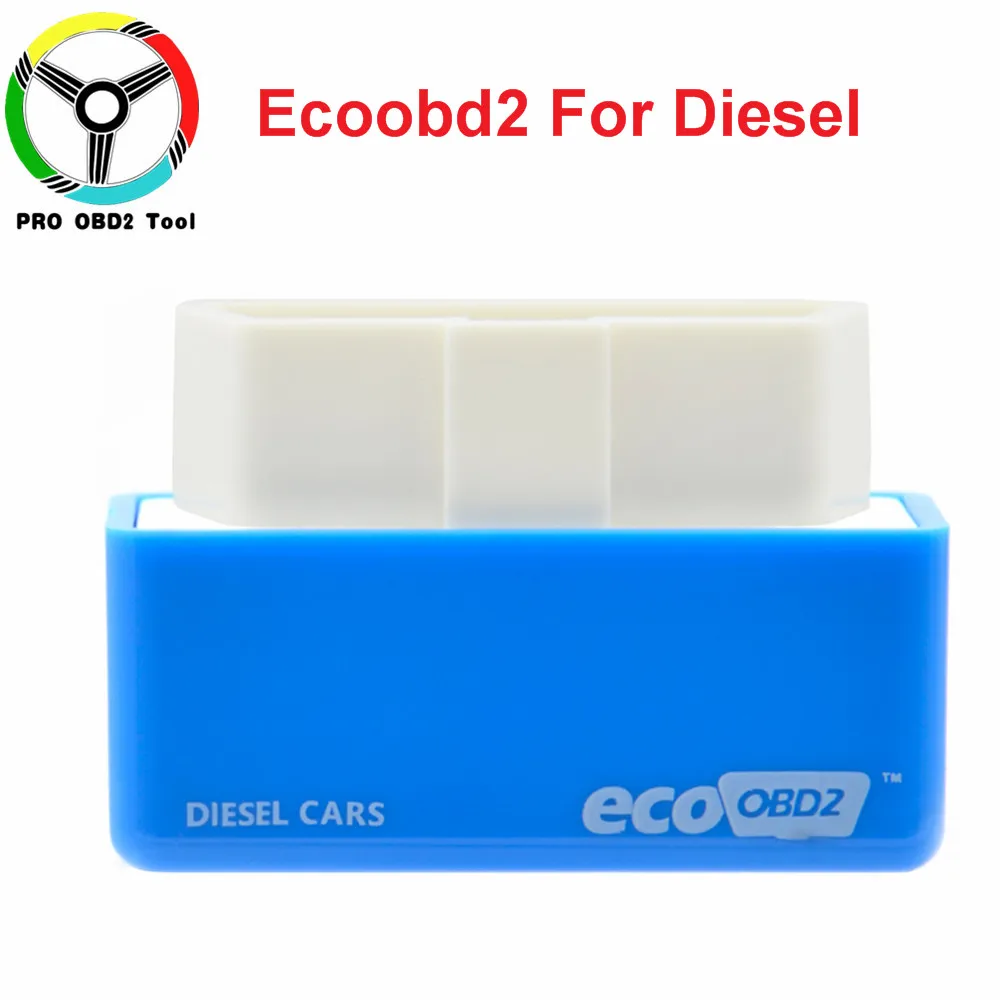 Синий 4 цвета Nitro OBD2 EcoOBD2 15% экономия топлива больше мощности чип-тюнинг ECU коробка Plug& Driver nitrood2 Eco OBD2 для бензинового дизельного автомобиля - Цвет: Синий