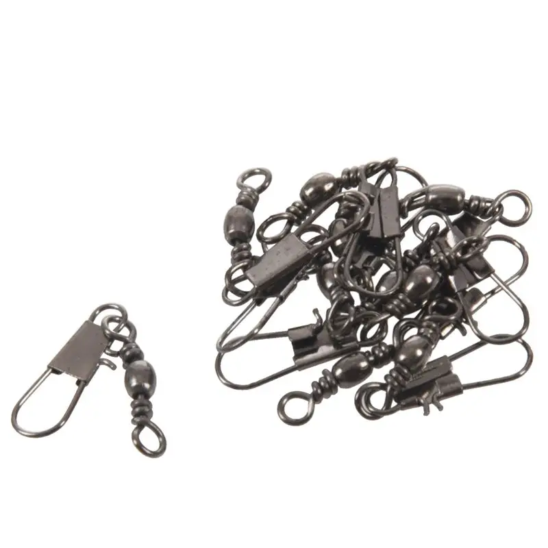 10x металлическая рыболовная леска для крючка хвостовик поворотные разъемы